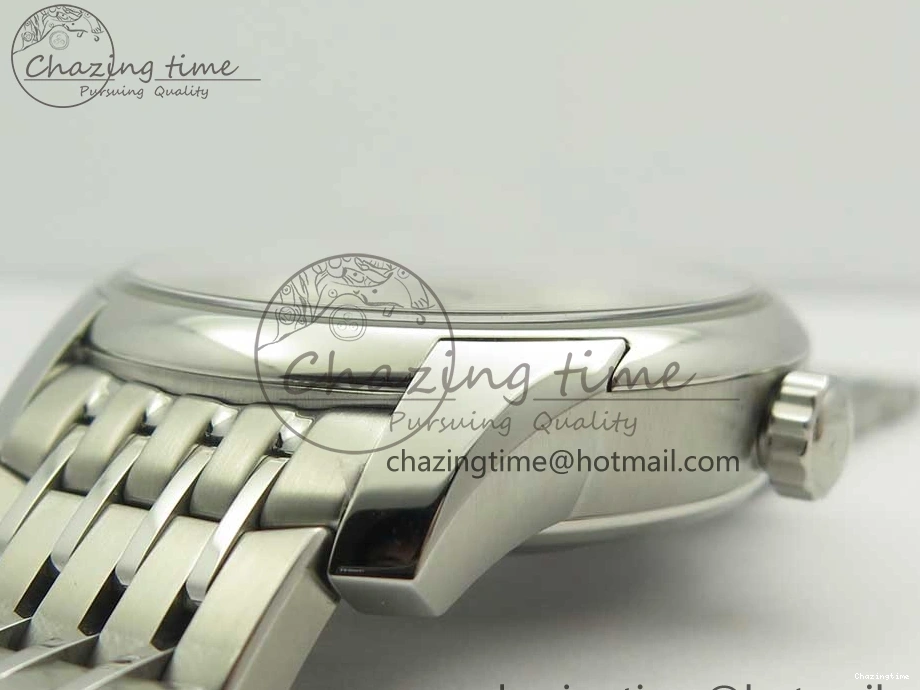 0403 De Ville Hour Vision 41mm SS VSF 1:1 Best Edition White Dial on SS Bracelet A8500 Super Clone Casual 7946